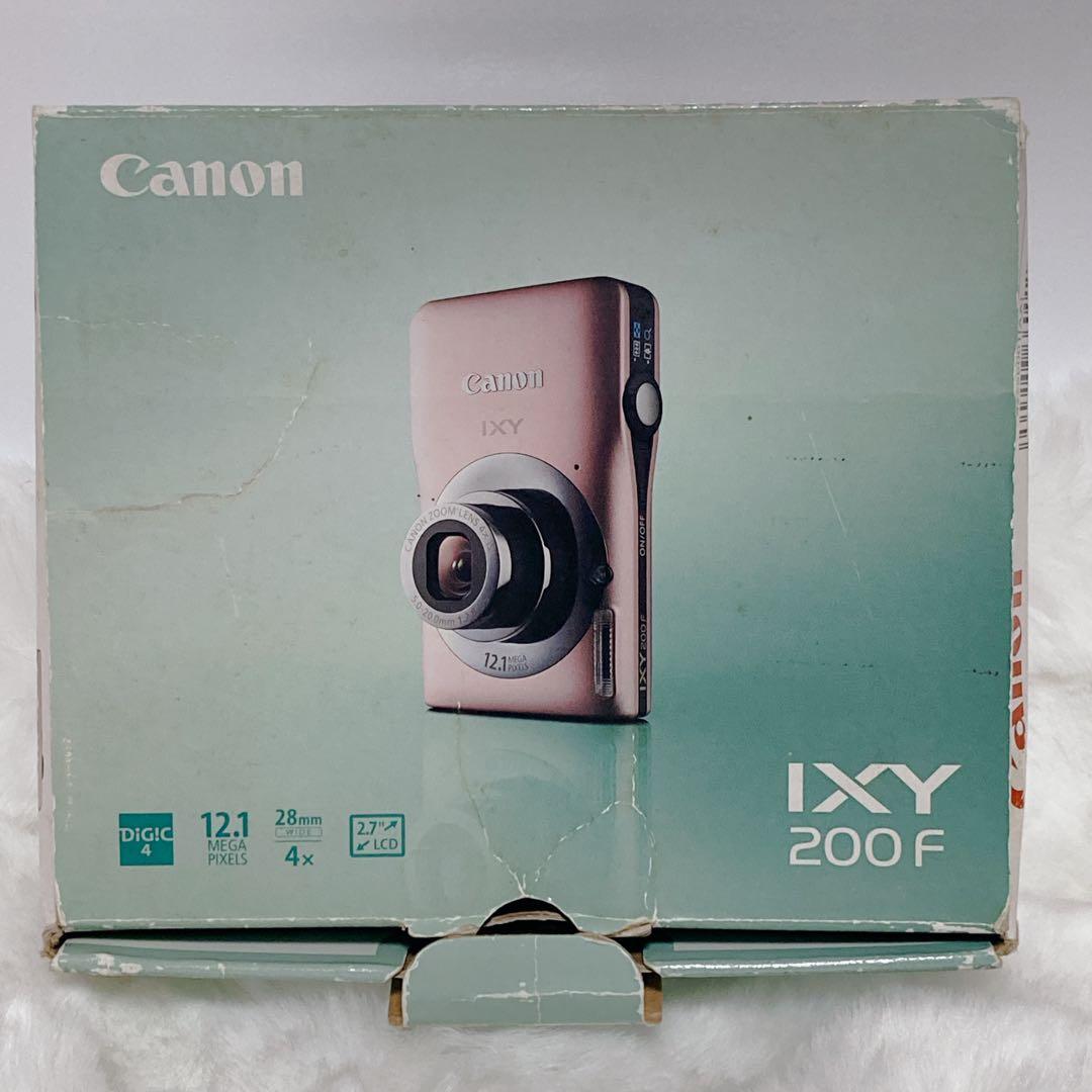 【美品】Canon IXY 200F デジカメ ピンク カメラ 箱付