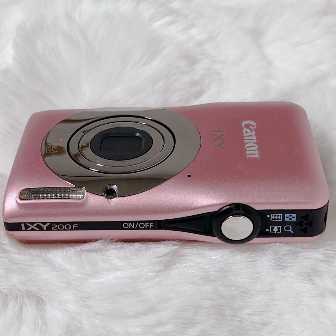 【美品】Canon IXY 200F デジカメ ピンク カメラ 箱付