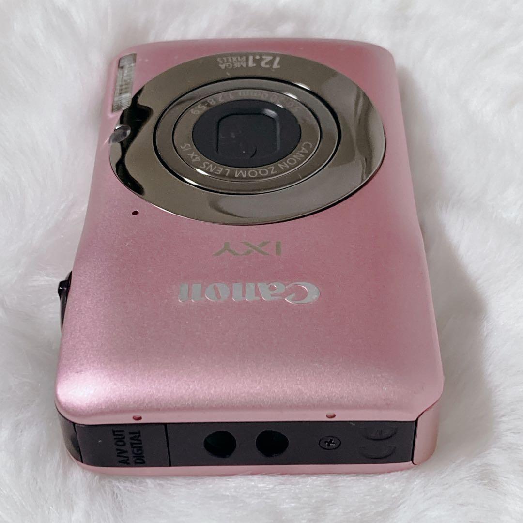 【美品】Canon IXY 200F デジカメ ピンク カメラ 箱付