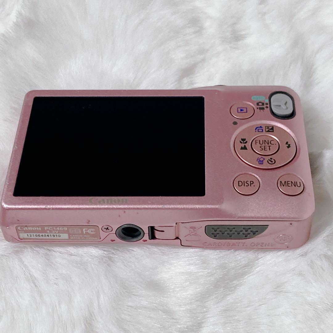 【美品】Canon IXY 200F デジカメ ピンク カメラ 箱付