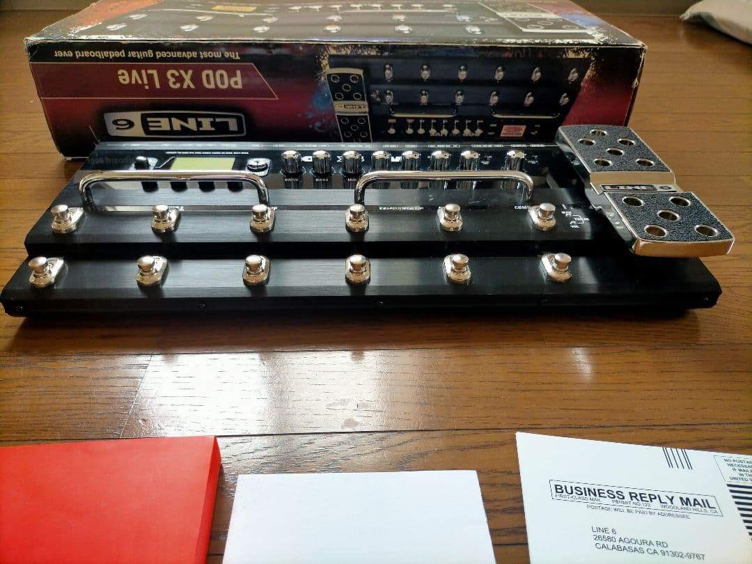 こてつ】LINE 6 POD X3 Live ギター　マルチエフェクター