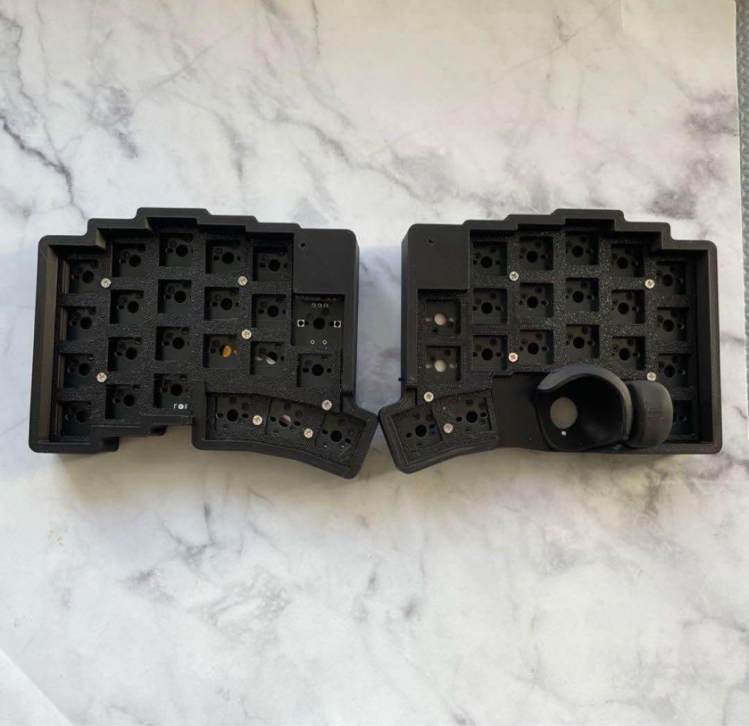 新品　無線化Keyball39 自作キーボードroBa　黒基盤