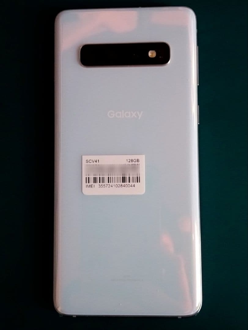 Galaxy s10／プリズムホワイト／SIMフリー