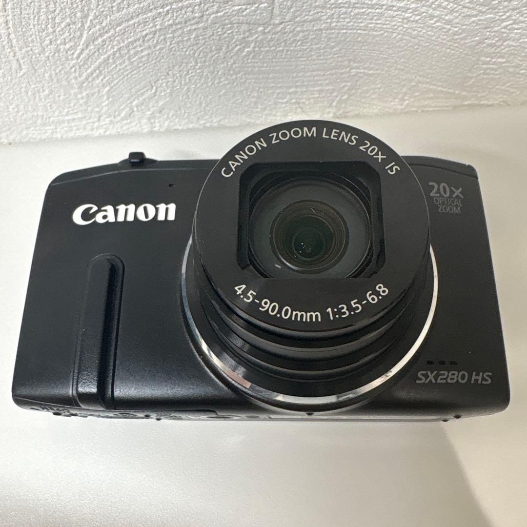 美品Canon PowerShot SX280HS ブラック コンデジ デジカメ