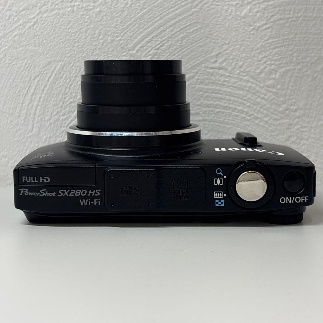 美品Canon PowerShot SX280HS ブラック コンデジ デジカメ