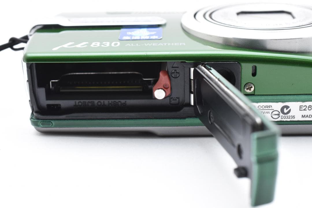 OLYMPUS μ830 ブリティッシュグリーン オリンパス mju コンデジ