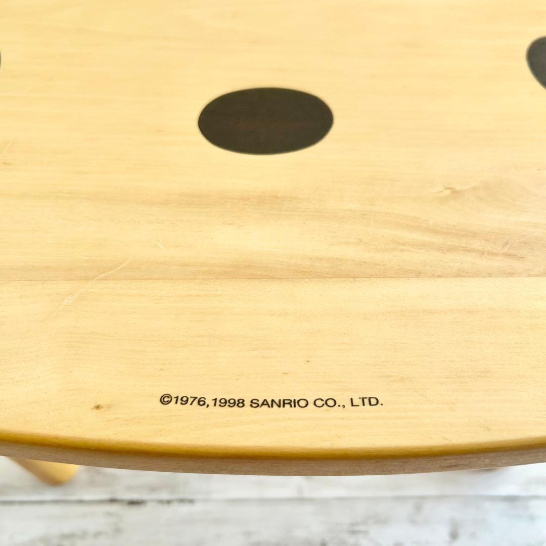 日*0様 ❤️希少！木製テーブル レトロ ハローキティ カオハナ 机 ローテーブ