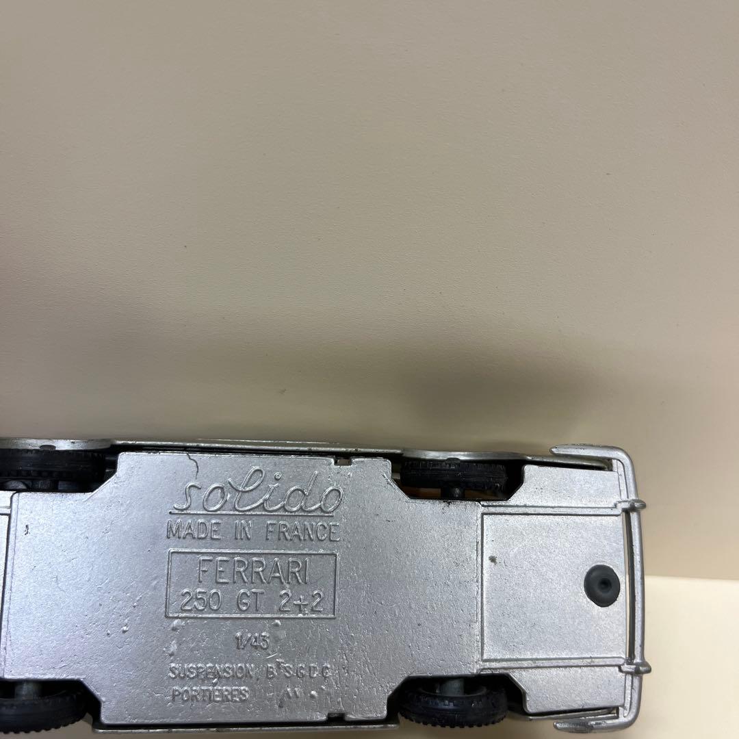70年代　ソリド　solidoフランス製　ミニカー　フェラーリ250GT ２+2