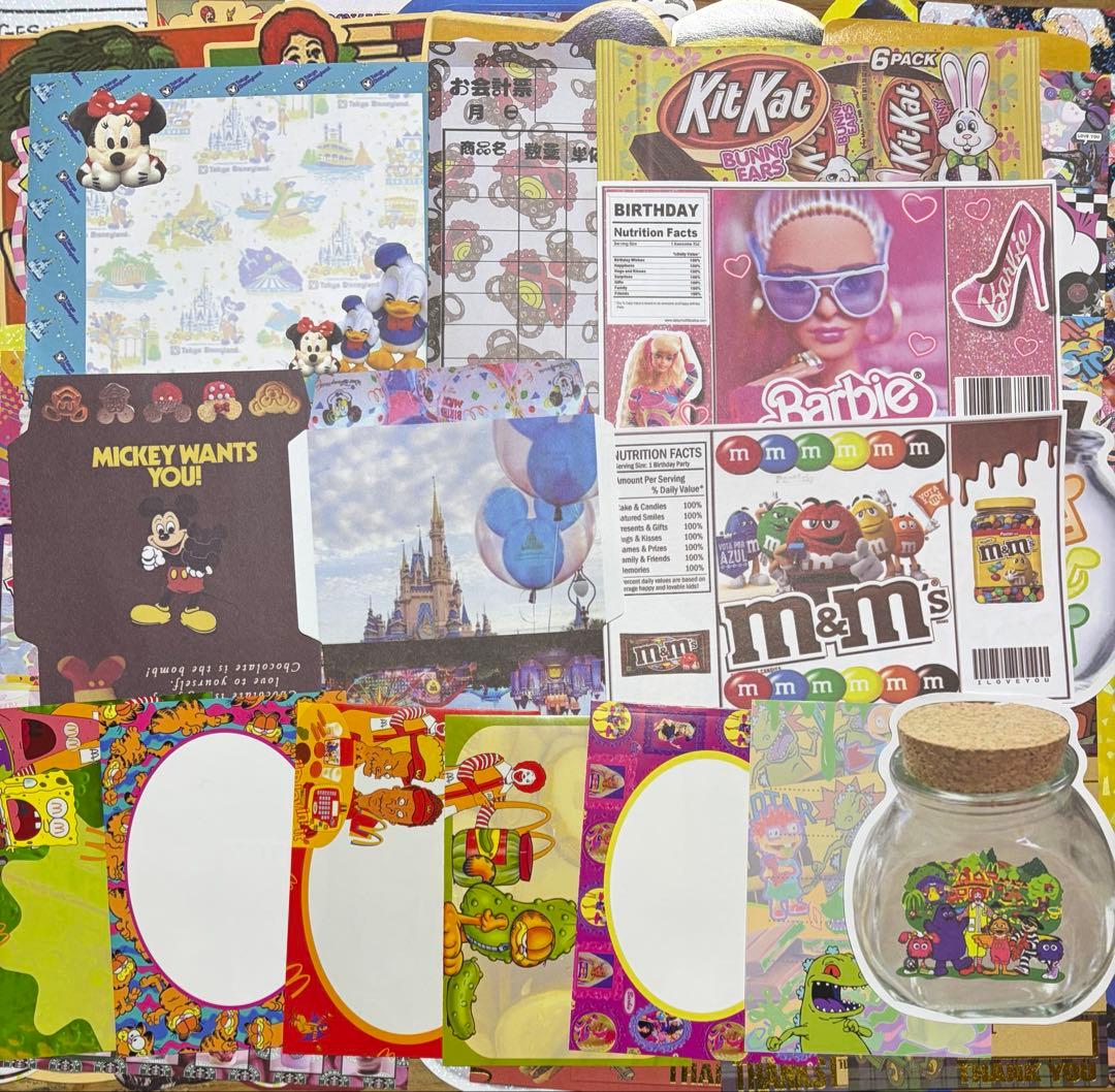 バラメモ ビックメモ 平袋 588枚セット アメキャラ フード D系など