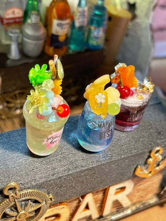 ミニチュアカクテル我慢の中にある炎