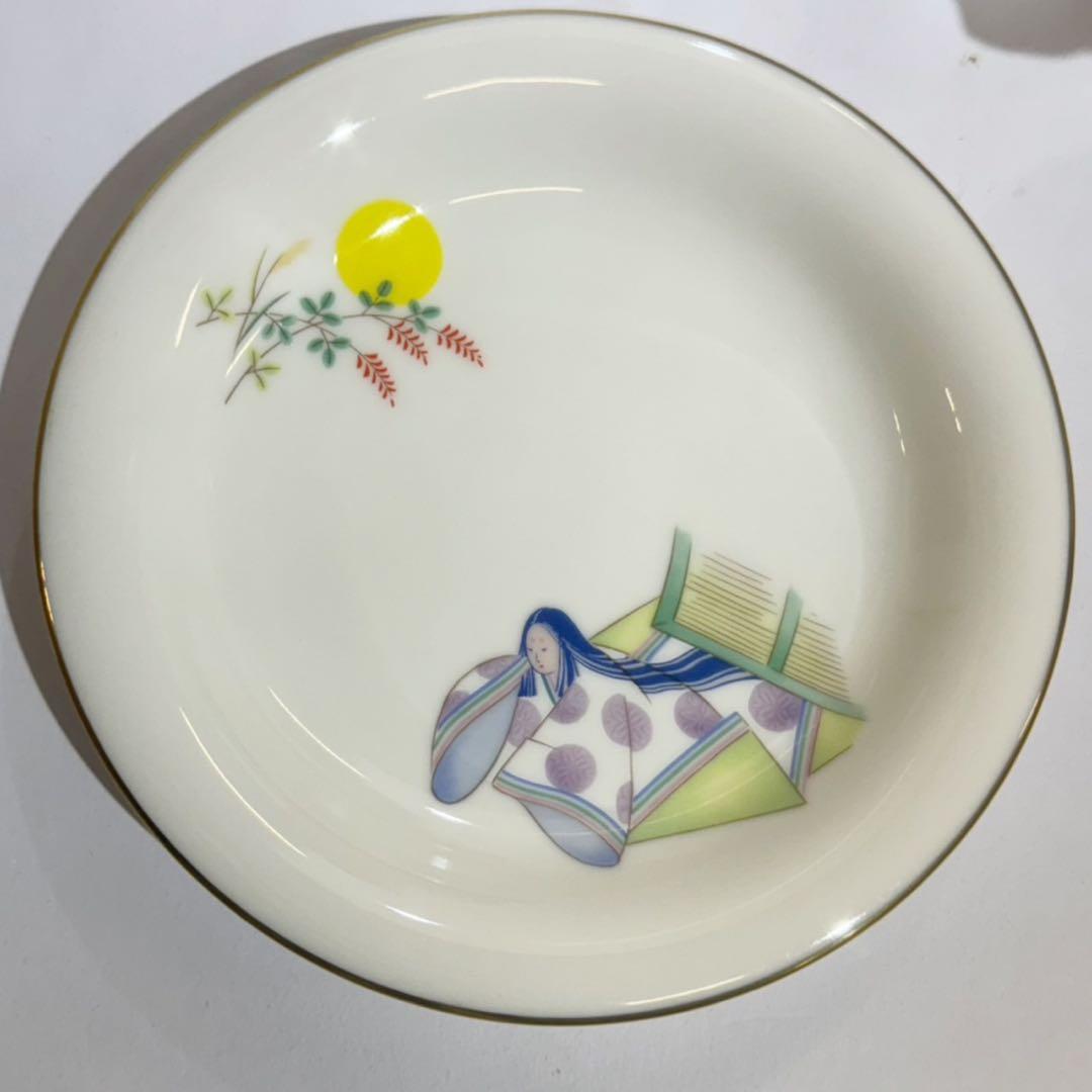 香蘭社 かぐや姫 5枚セット 銘々皿 新品未使用品