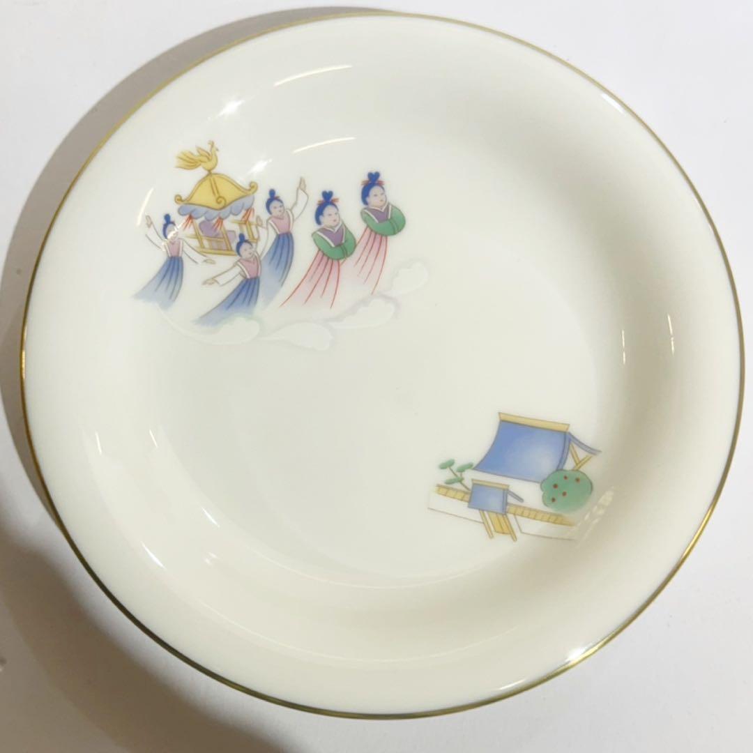 香蘭社 かぐや姫 5枚セット 銘々皿 新品未使用品