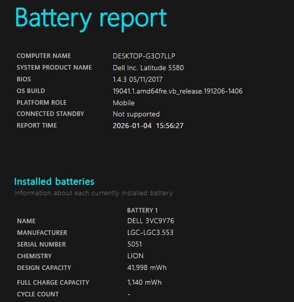 Dell Latitude 5580 i5 第7世代 8GB SSD 240GB