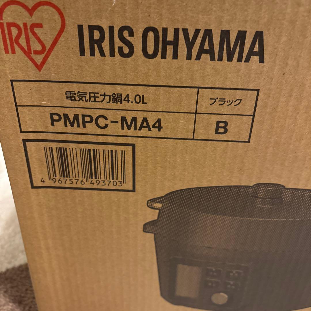 H*a様 IRIS OHYAMA 電気圧力鍋 PMPC-MA4 4.0L ブラッ