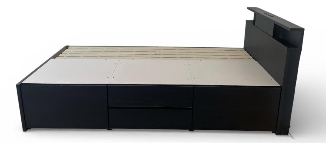 大阪京都限定 極美品 ニトリ 4収納付き シングルサイズベッドフレーム