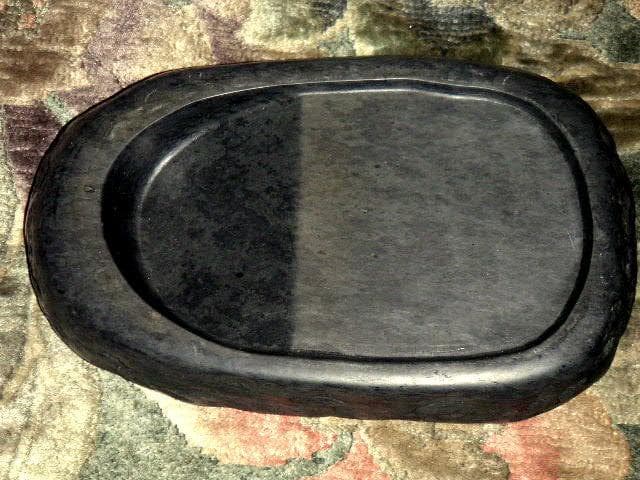 ♥中国　古硯　約1000ｇ　硯　骨董品