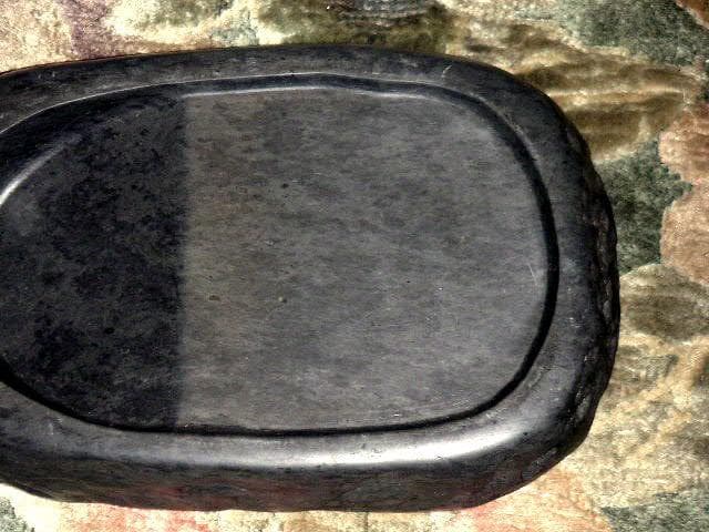 ♥中国　古硯　約1000ｇ　硯　骨董品