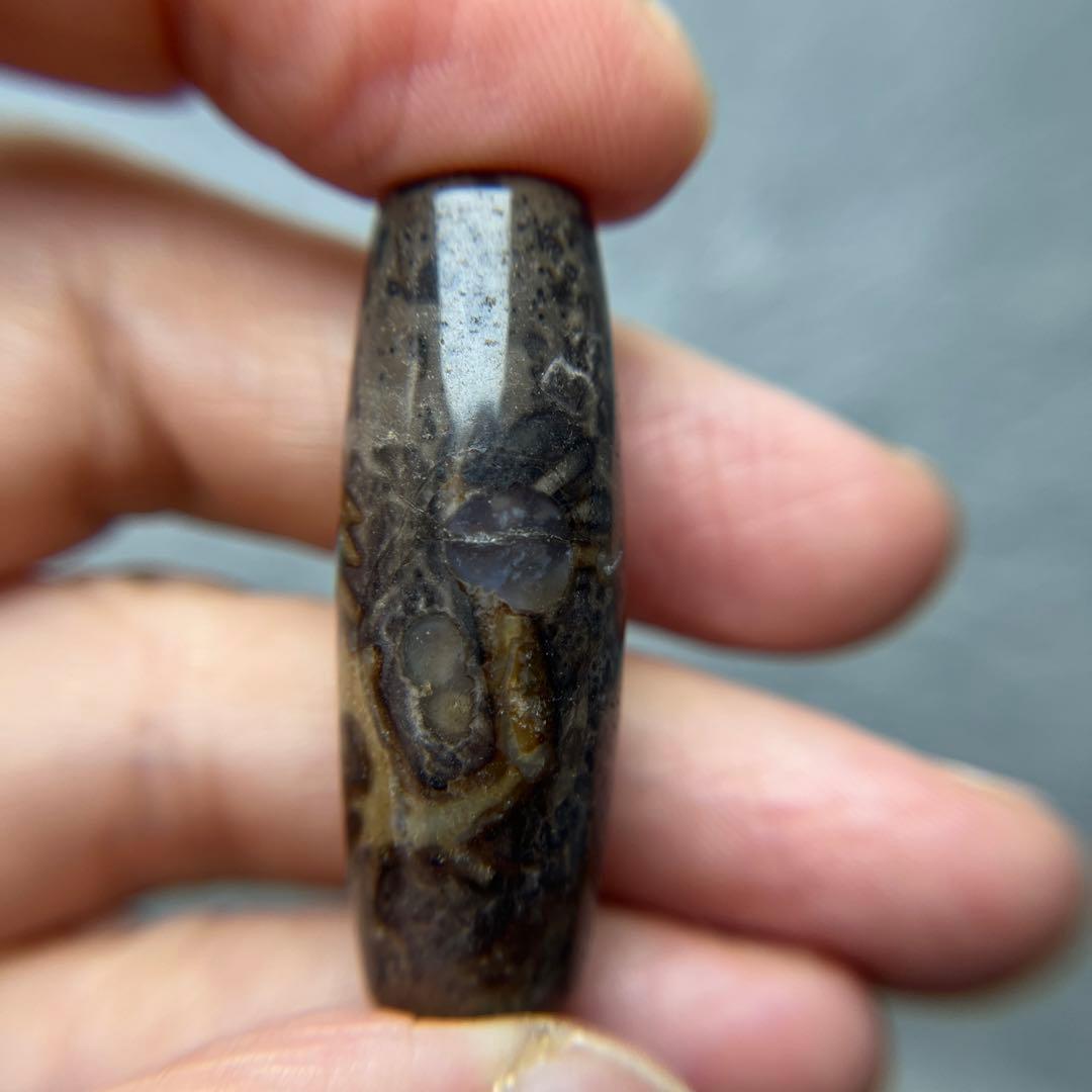 タマ子天然瑪瑙　龍神天珠　②