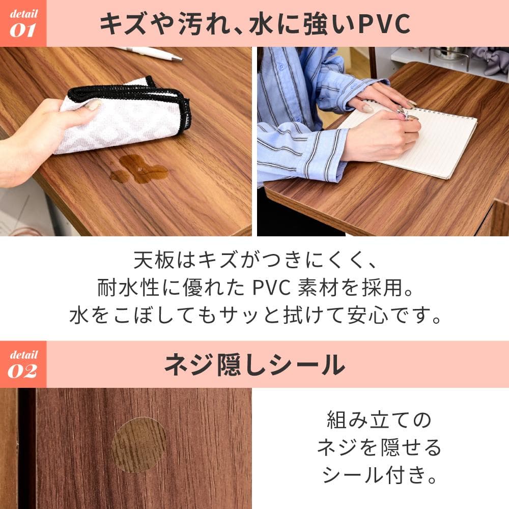 開店記念セール！！ 折りたたみできる、デスク＆ドレッサー