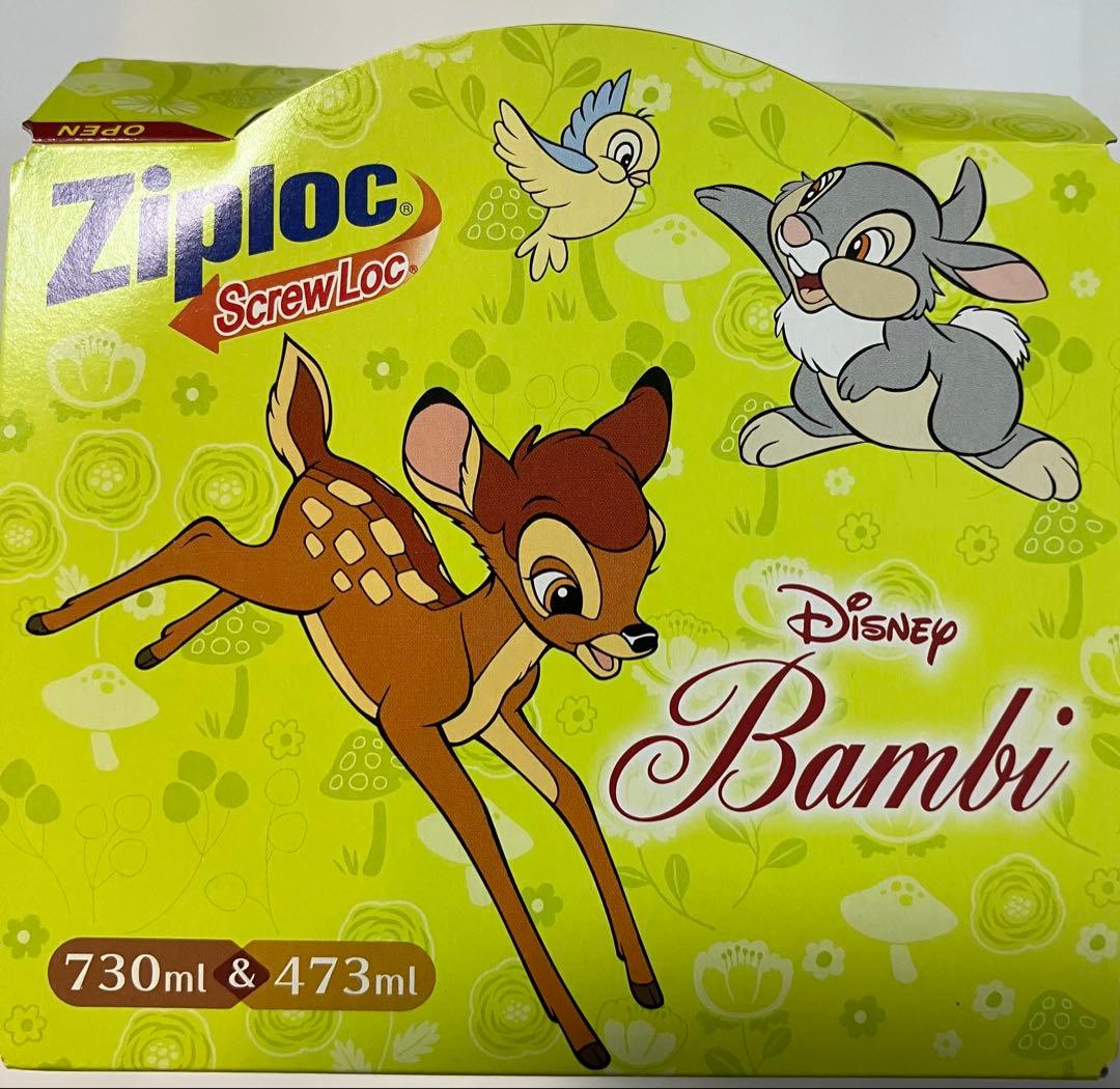 ジップロック　コンテナー　バンビ＆ラプンツェル　計6個