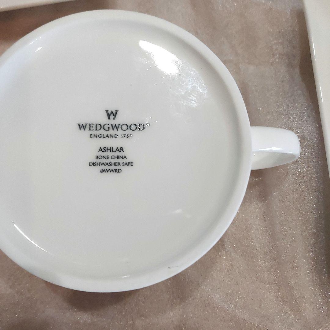 【美品】ウェッジウッド　スープカップ&ソーサー２客セット
