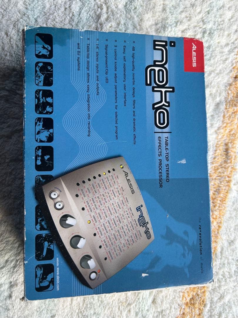 稀少！卓上マルチエフェクターAlesis Ineko 動作品