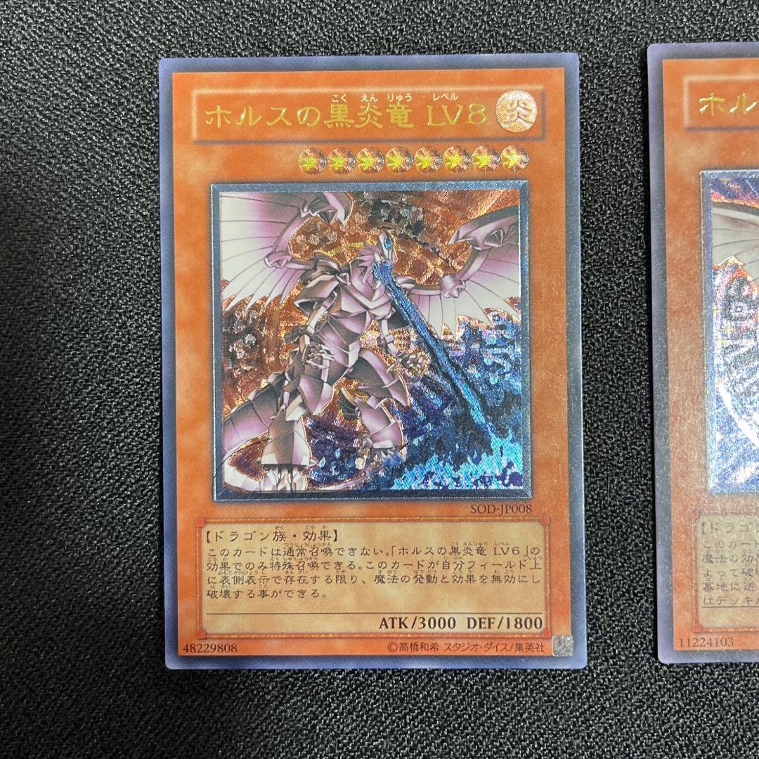 遊戯王　ホルスの黒炎竜 ＬＶ6/ＬＶ8 2枚セット