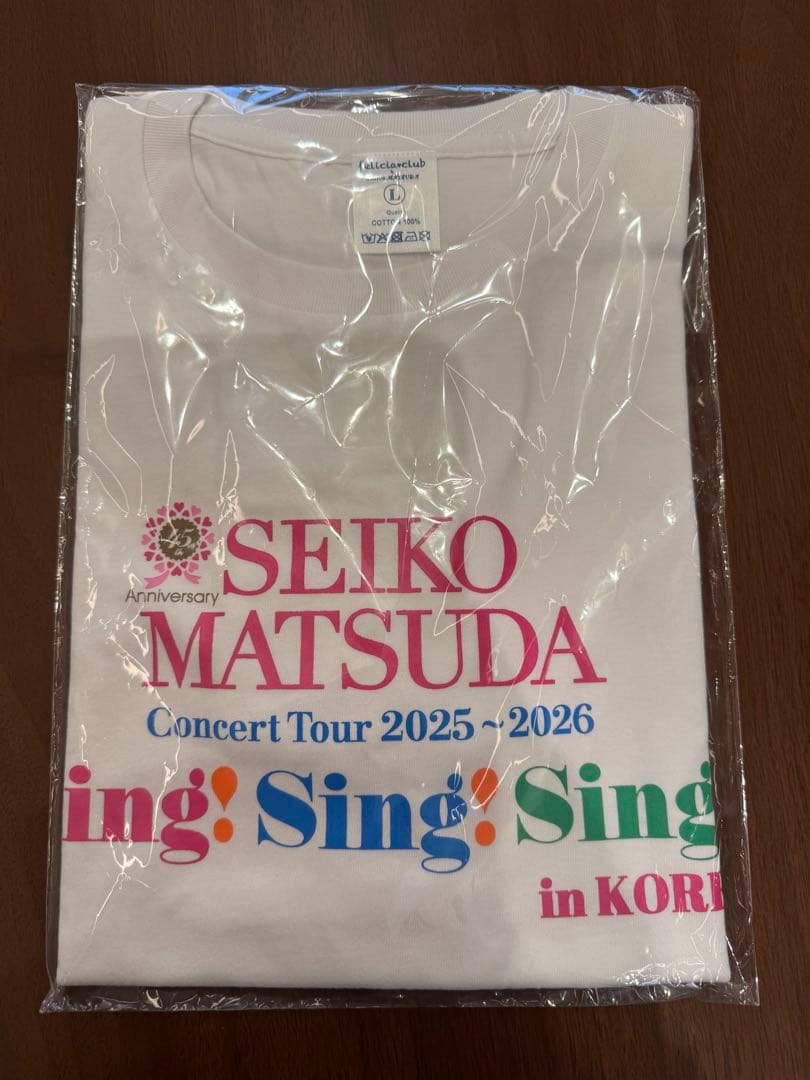 松田聖子2026韓国ツアー Tシャツ＆トートバッグセット