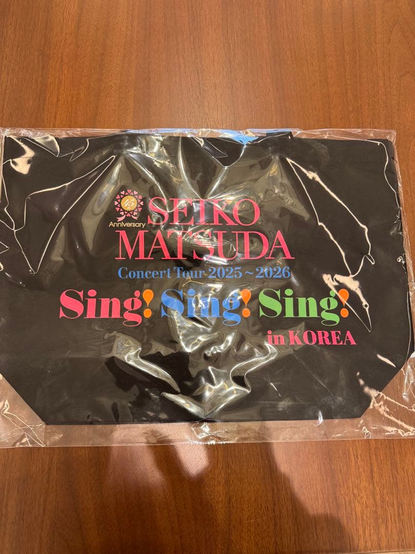 松田聖子2026韓国ツアー Tシャツ＆トートバッグセット