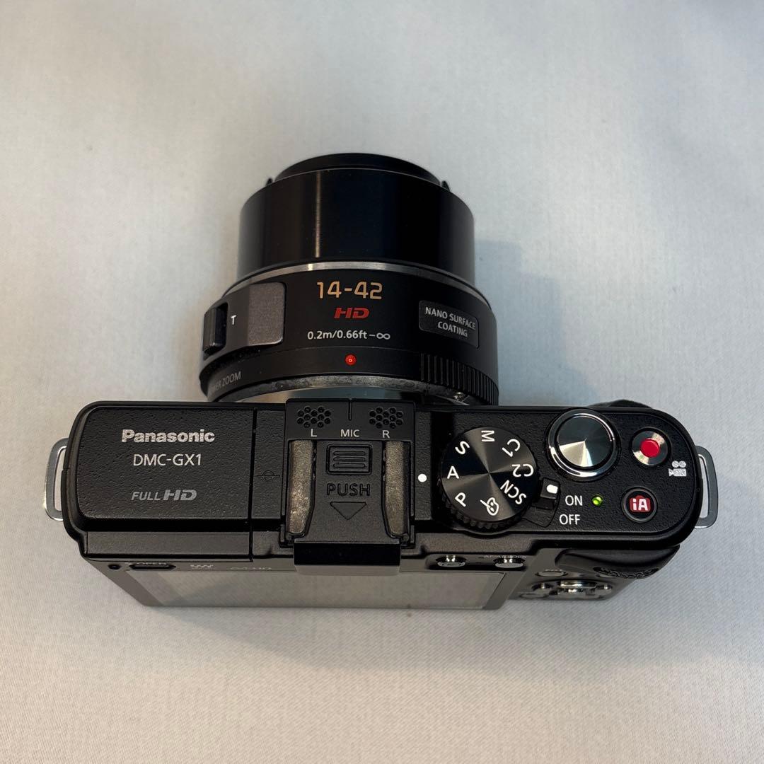 Panasonic LUMIX GX1 レンズ2本 LVF2リモコン 元箱付