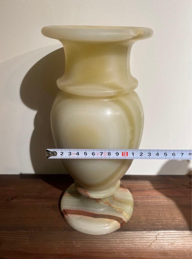天然大理石　花瓶　高さ30cm 重さ5kg