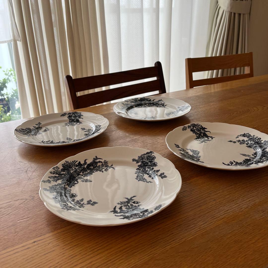 オキュパイド　アンティーク　プレート　雅姫　カフェロッタ　4枚セット