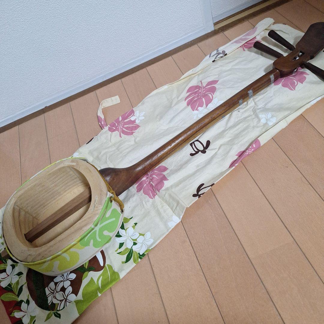 激レア　スティッチ　三味線　ケース付き