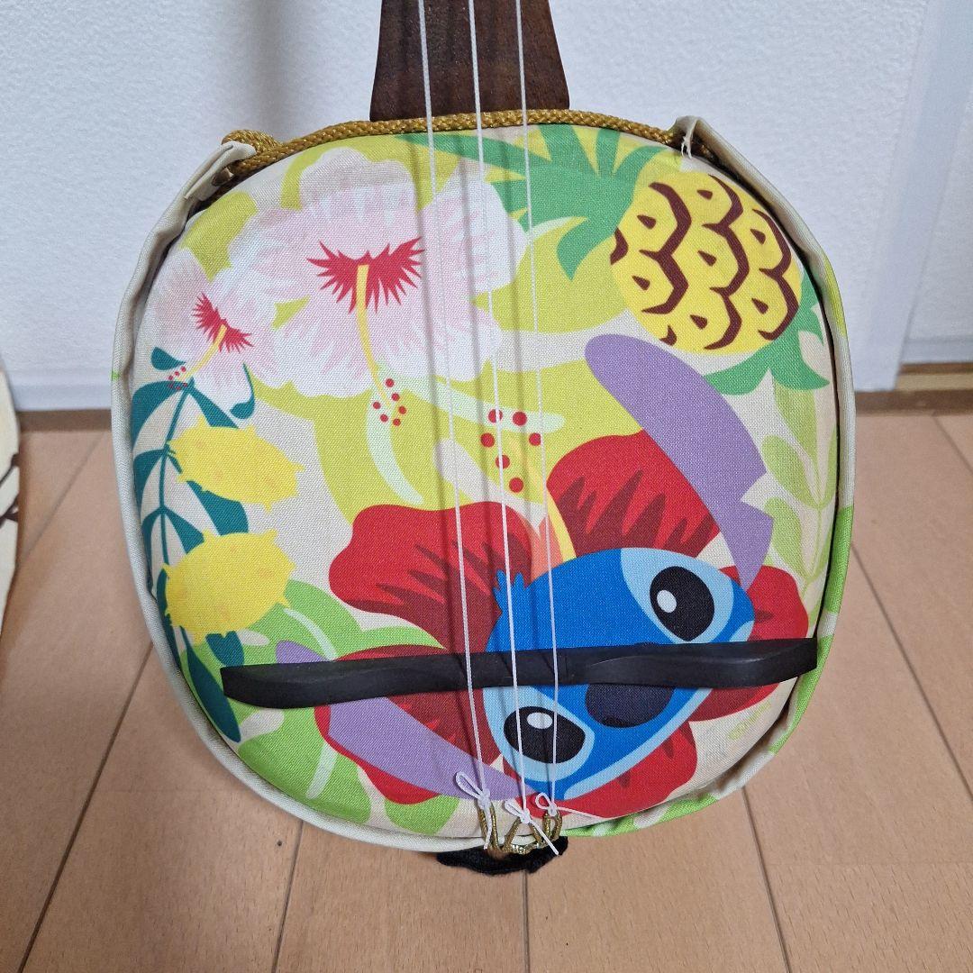 激レア　スティッチ　三味線　ケース付き