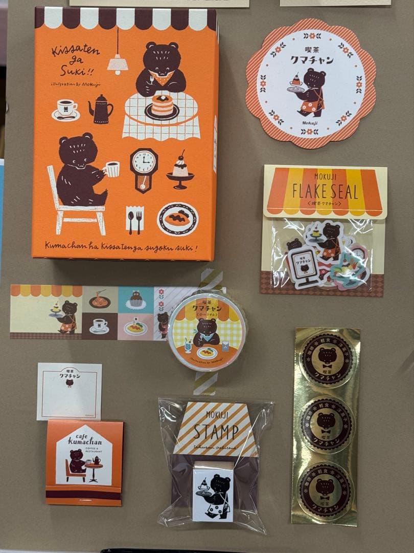 【限定品】Mokuji Kumachan Box Set セット 限定 紙博