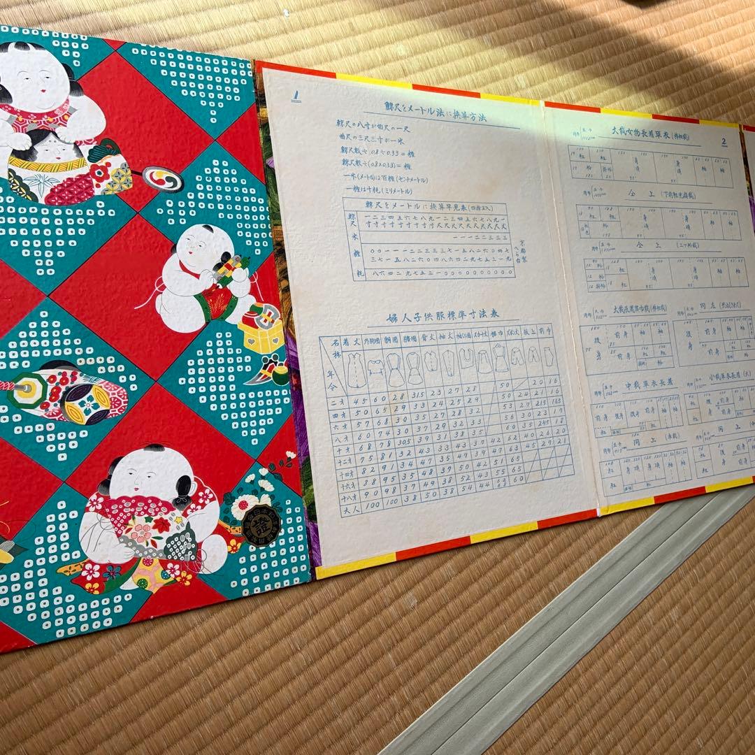 昔の型紙　裁方