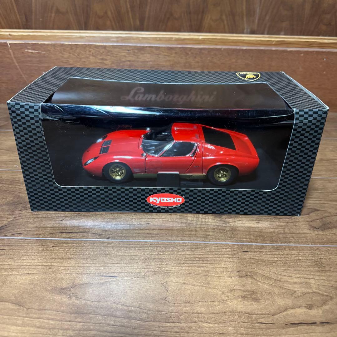 未展示品 京商 1/18 ランボルギーニミウラ P400 SV レッド