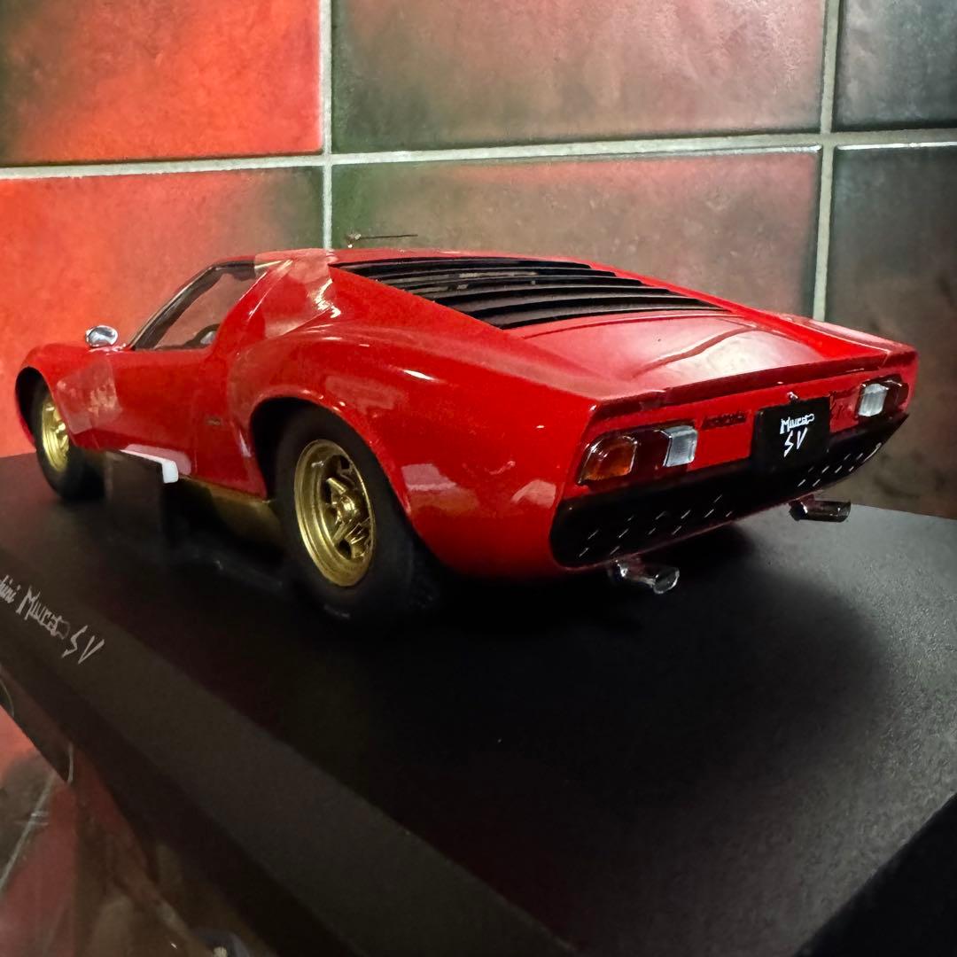 未展示品 京商 1/18 ランボルギーニミウラ P400 SV レッド