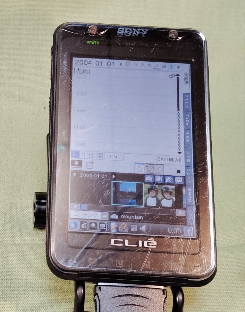 JUNK PDA SONY クリエ CLie PEG-TH55 CSK-003