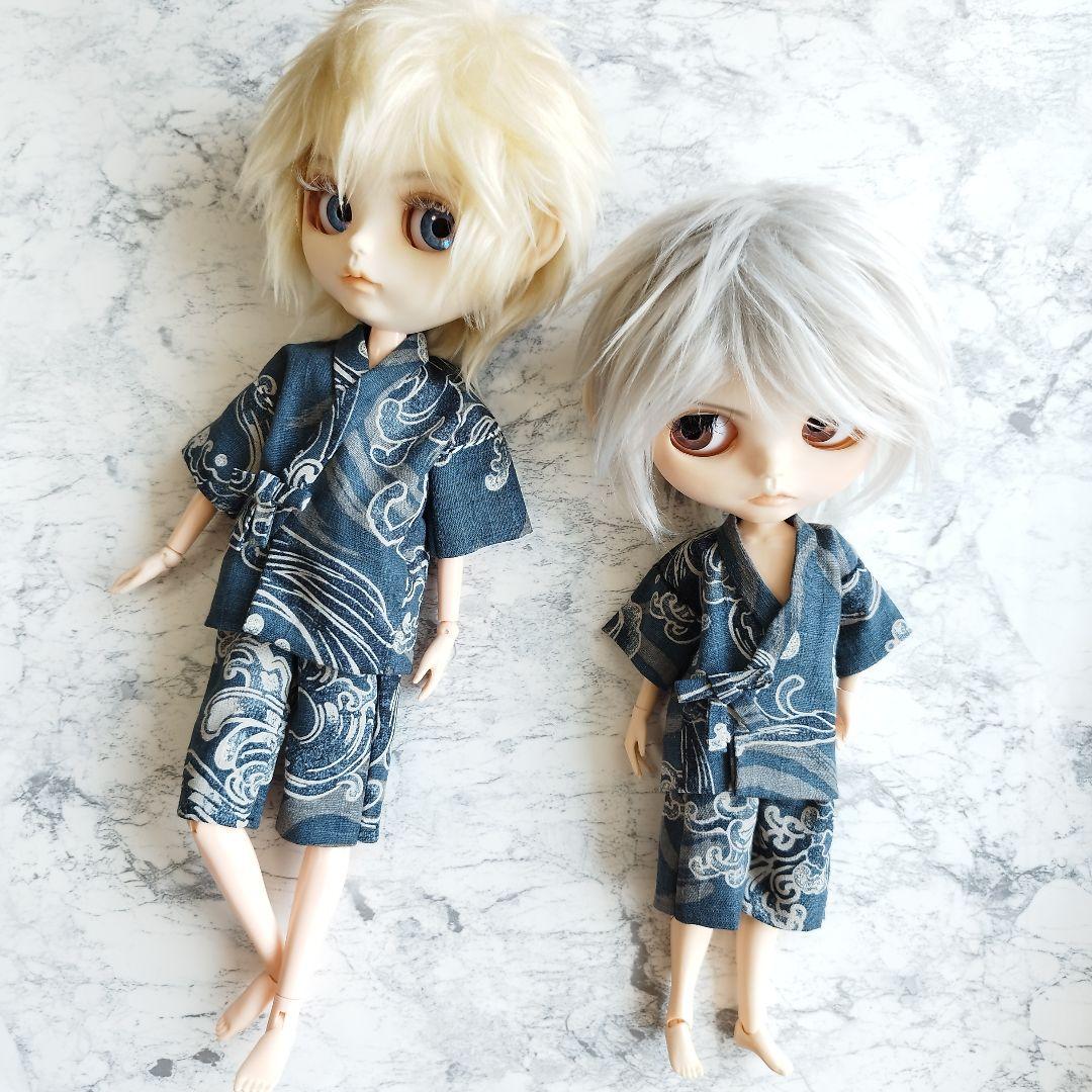 確認用　オビツ２７　着物　男の子　アイシードール　ハンドメイド　アウトフィット