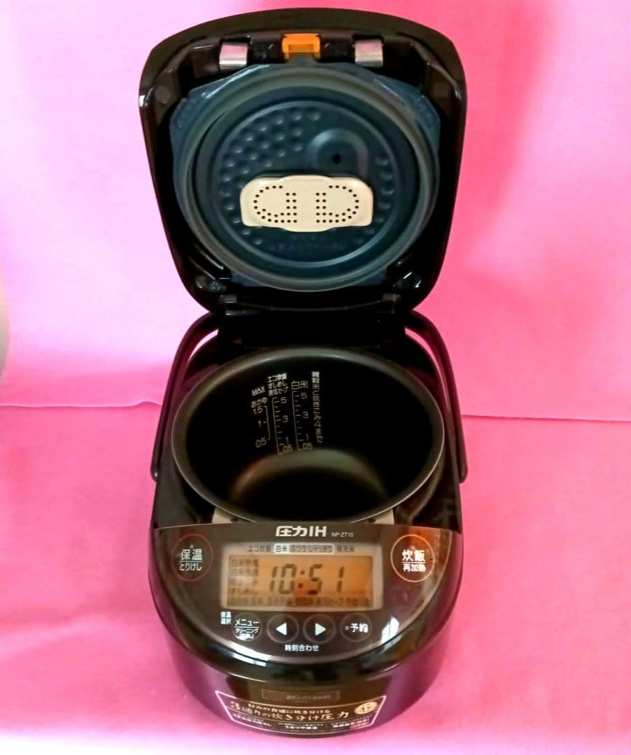 象印 圧力IH 炊飯器 5.5合 NP-ZT10 ダークブラウン