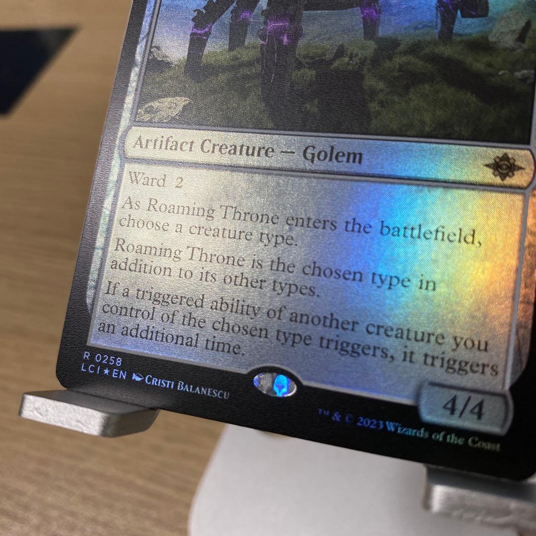 MTG うろつく玉座 英語版 Foil 日本製（セトブ版）