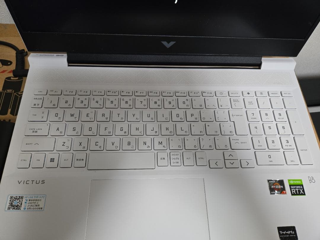 【Ryzen 7/16GB】HP Victus 16インチ