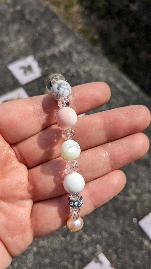 ✨️希少石入り✨️　柔軟性のお守りブレスレット　12,500円→10,000円