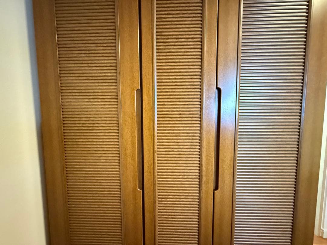 【大塚家具・純国産ナラ材】ワードローブ 洋服タンス