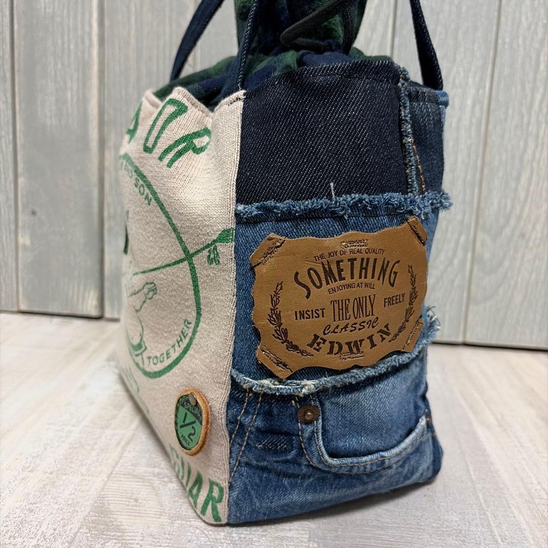 デニム巾着bag