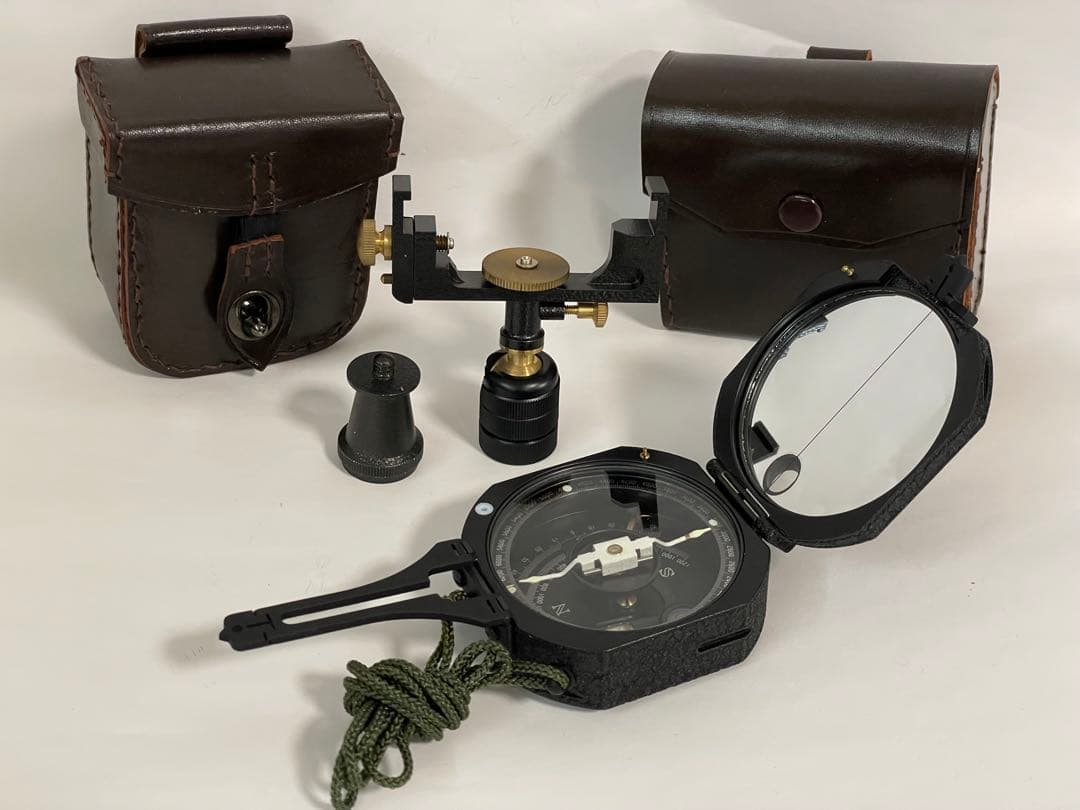 自衛隊ミリタリー（トランジット）コンパス軍用コンパス➕ボール&ソケット三脚用