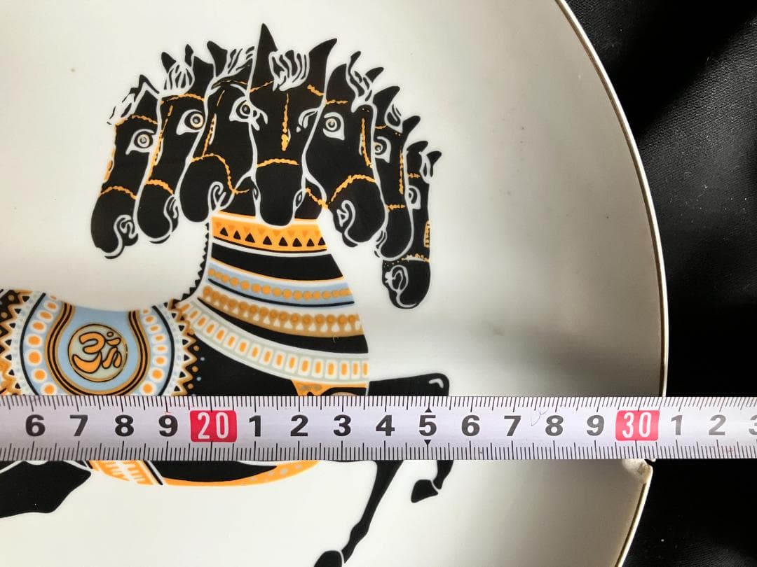 ❤︎【貴重非売品】ジョージ・ハリスンのレーベル、ダークホース大皿（難あり）❤︎