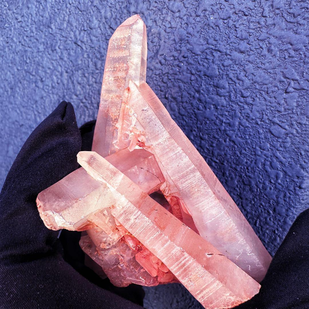 爆レア❗️浄化❗️超綺麗♡超強いパワー ピンク ヒマラヤ クラスター天然石A1475