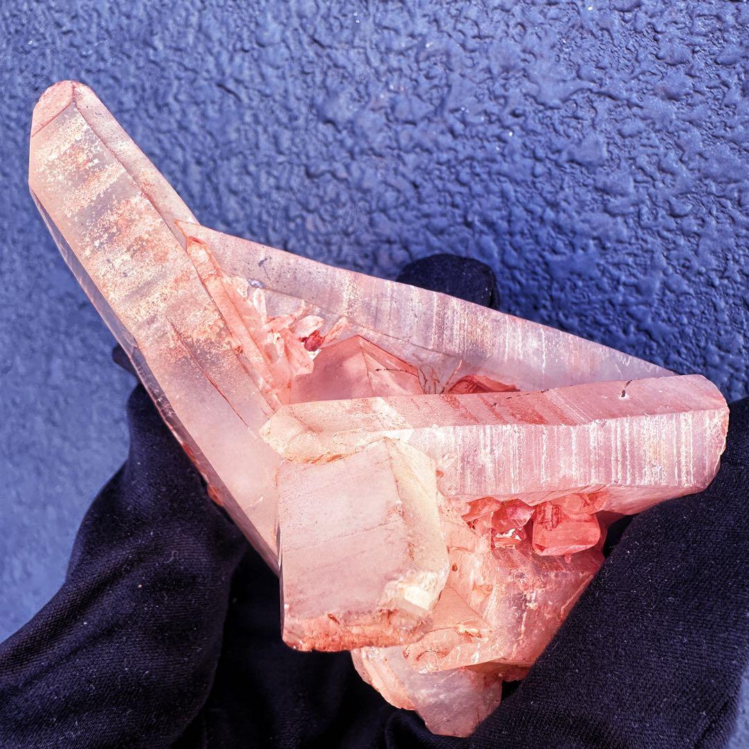 爆レア❗️浄化❗️超綺麗♡超強いパワー ピンク ヒマラヤ クラスター天然石A1475